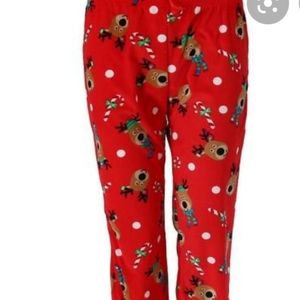 Em & Alfie reindeer pajama pants
